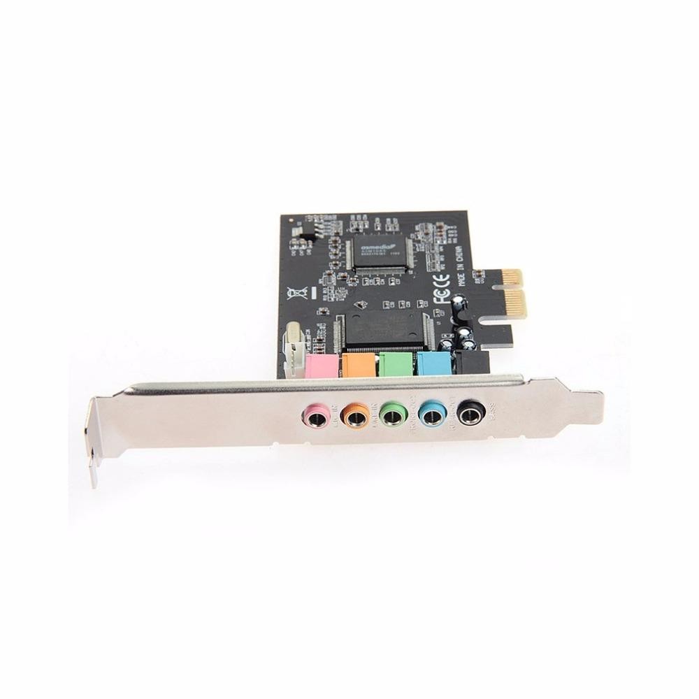 PCI-E Express 6 Channel 5.1 CMI8738 Audio Sound Card PC Computer Compatible Ordinary Sound Card Extension Card For Windows
