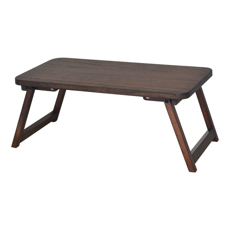 24" x 10" Acacia Milan Mochaccino Bed Tray - Hopper Studio