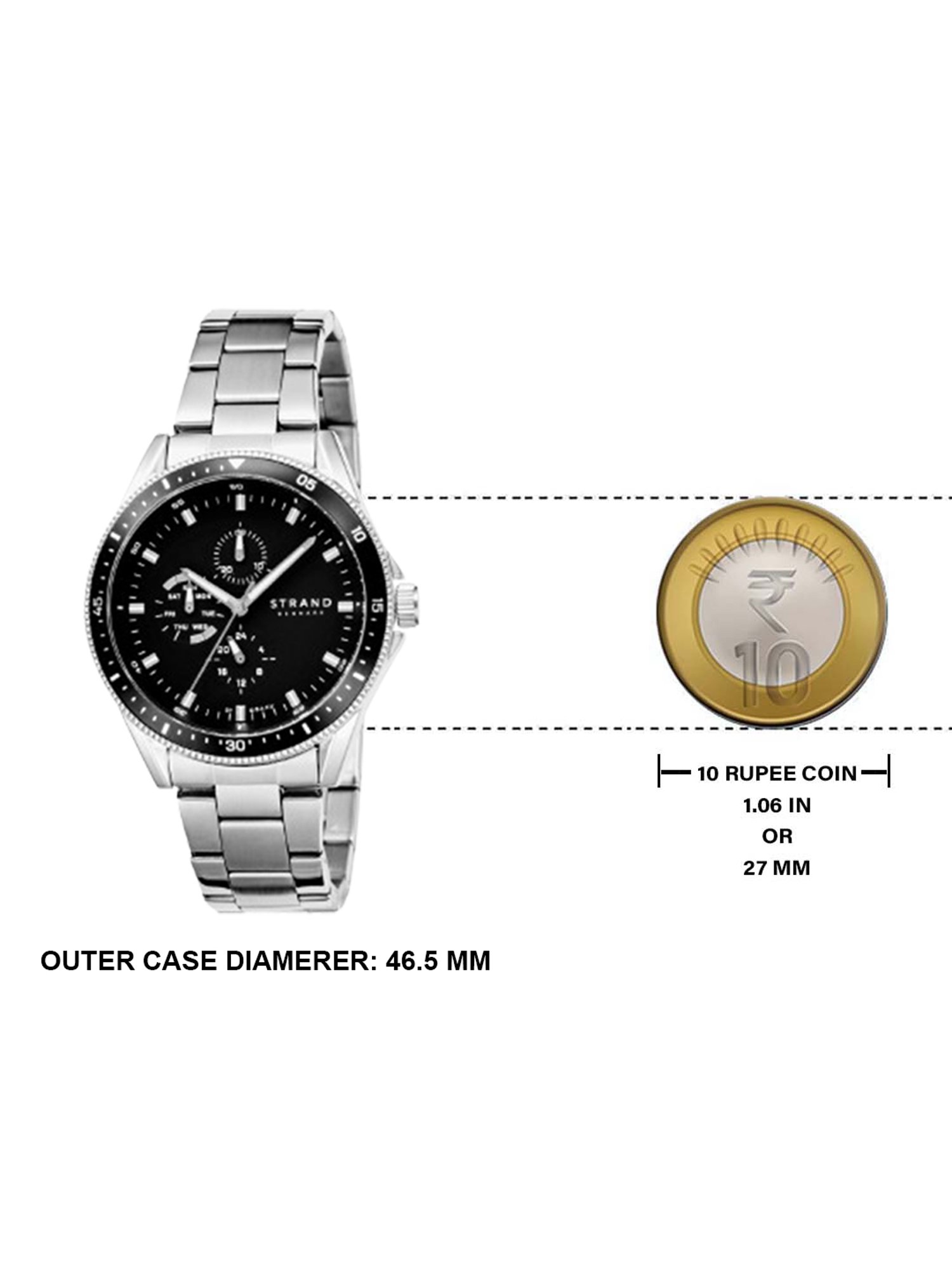 STRAND by Obaku S745GMCBSC Bay Ore Multifunction Watch for Men