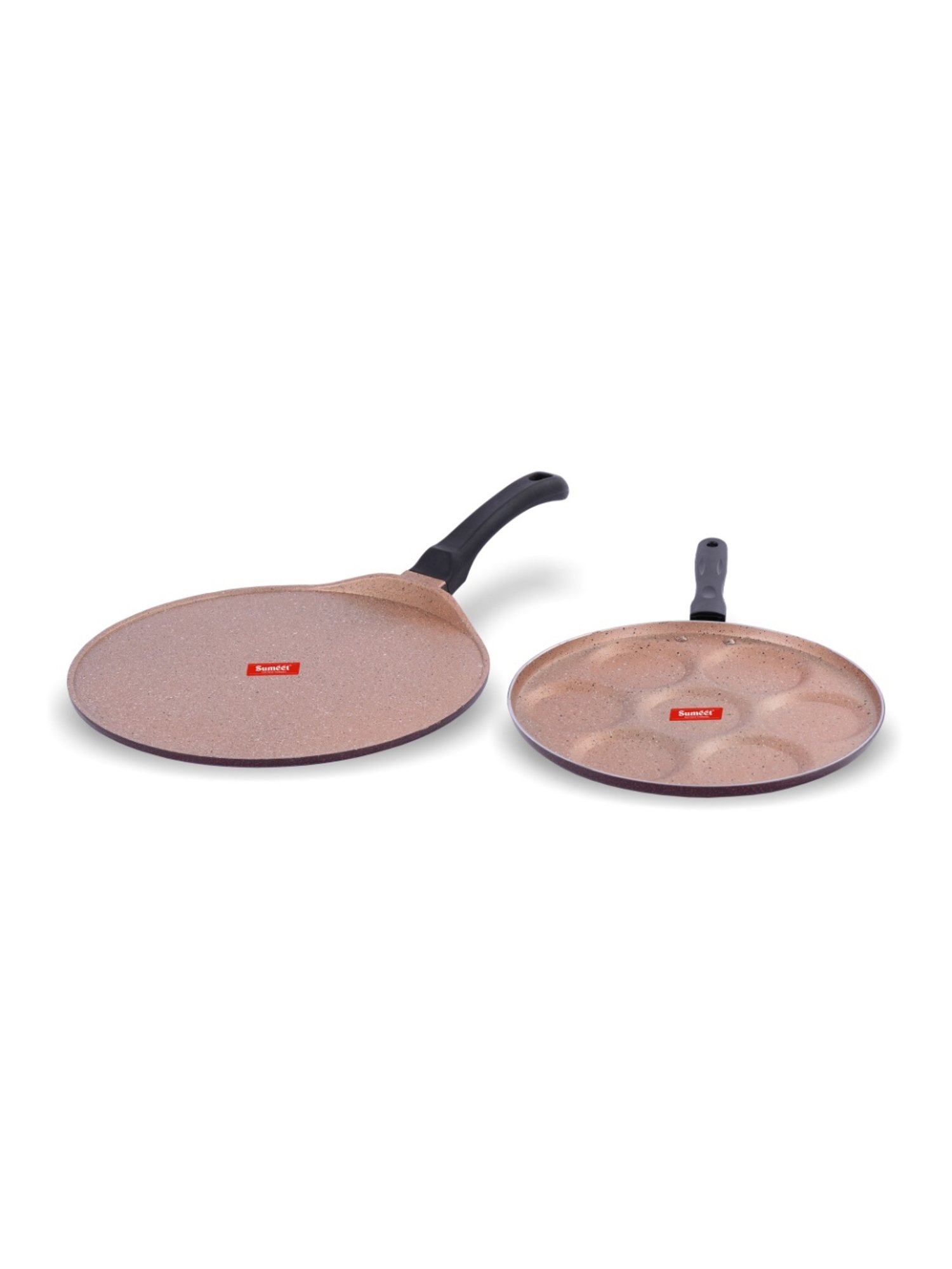 Sumeet Nonstick Granite Finish 2pc combo set (Dosa Tawa 30.5cm Dia + Multi Snack Maker-26.5cm Dia)