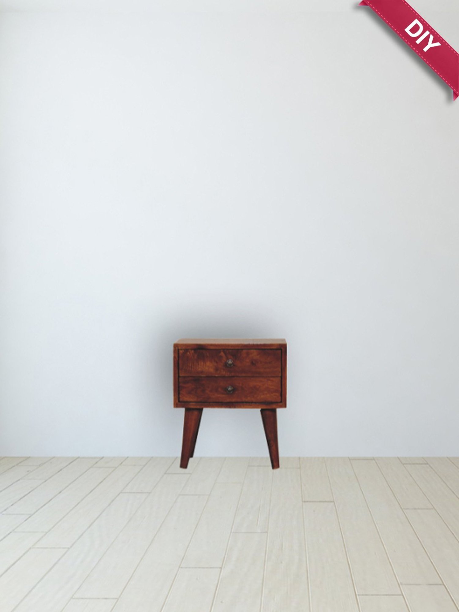 Sleepyhead Ally Teak Brown Sheesham Wood Bedside Table