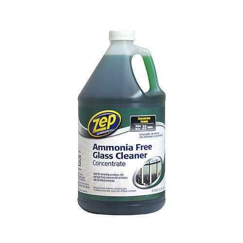 Zep Commercial ZU1052128, Ammonia-Free Glass Cleaner, Agradable Scent, 1 gal Bottle