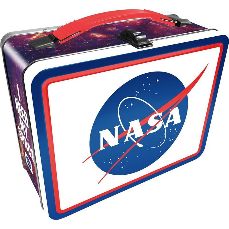 NMR Distribution NASA Logo Embossed Tin Lunch Box