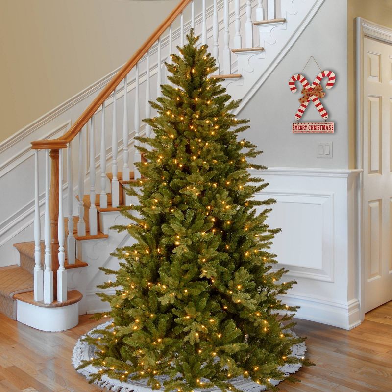 6.5ft National Christmas Tree Company Avalon Spruce Medium Artificial Christmas Tree 400ct Clear