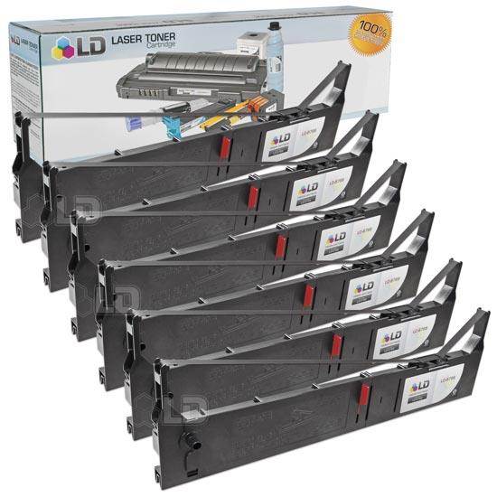 LD Compatible Ribbon Cartridge Replacement for Epson 8766 (Black)