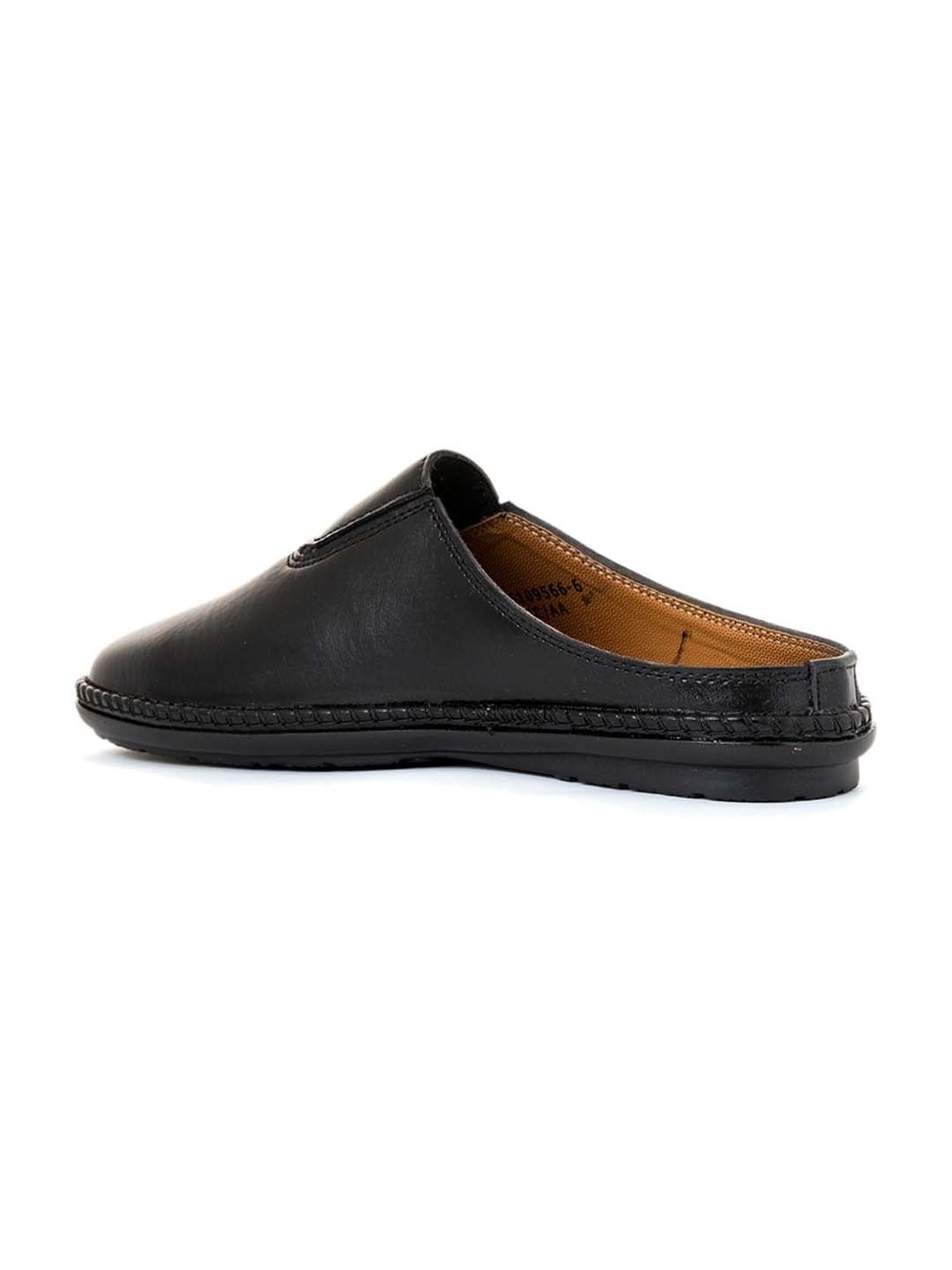 Khadim Men's Black Mule Shoes