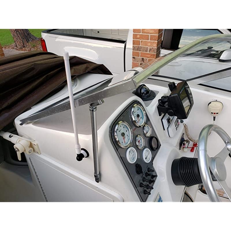 Waterproof Marine Radio Antenna Rubber Duck Dipole Flexible Mast FM AM Antenna for Boat Car ATV UTV RZR SPA