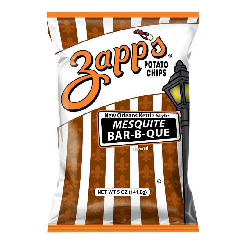 Zapp's New Orleans Kettle Style Mesquite Bar-B-Que Potato Chips - 5oz