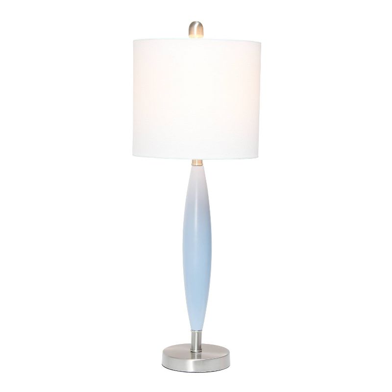 Stylus Table Lamp with Fabric Shade Blue - Lalia Home