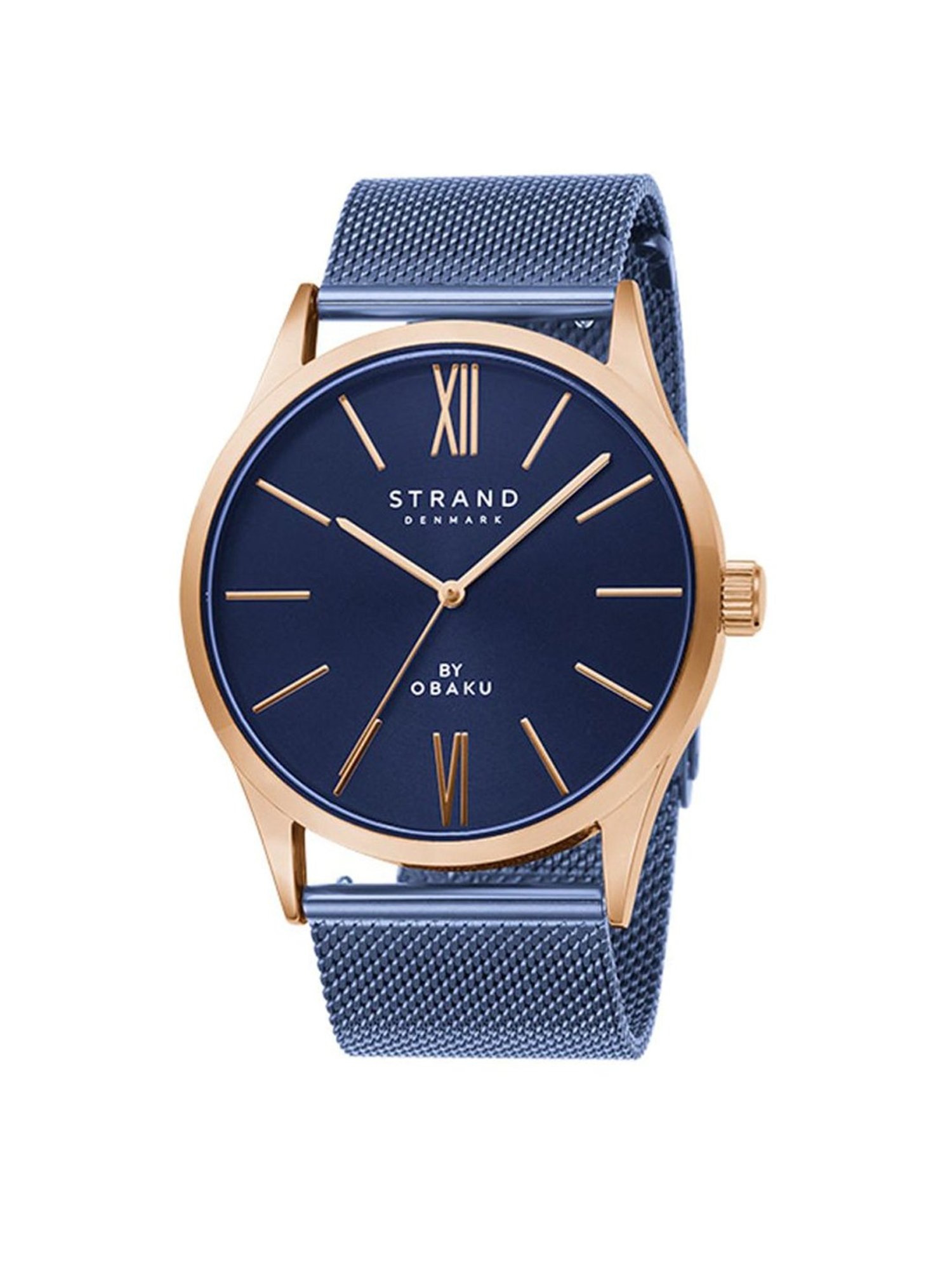 STRAND by Obaku S720GXVLML Bradford Ocean Analog Watch for Men