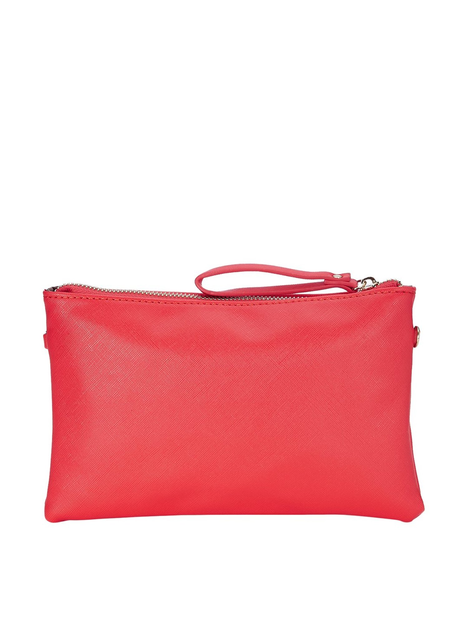 Giordano Red Solid Casual Wristlet Wallet for Women