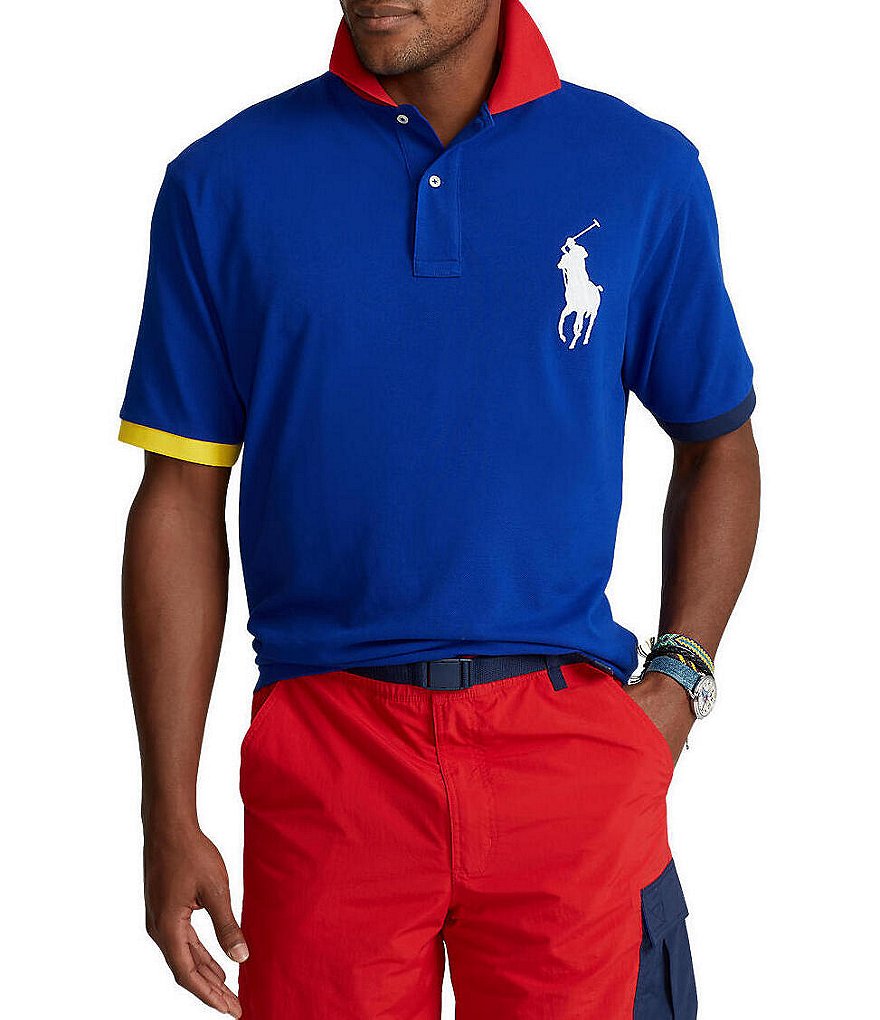 Polo Ralph Lauren Big & Tall Big Pony Mesh Short-Sleeve Polo Shirt