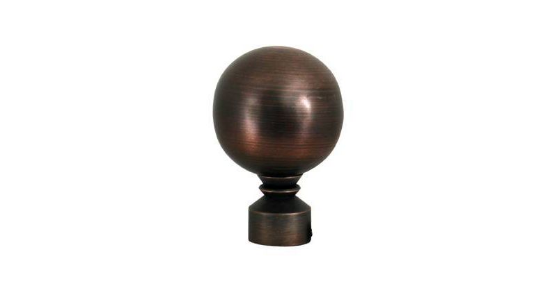 48"-86" Lexington Ball Rod Set Bronze - Versailles Home Fashions