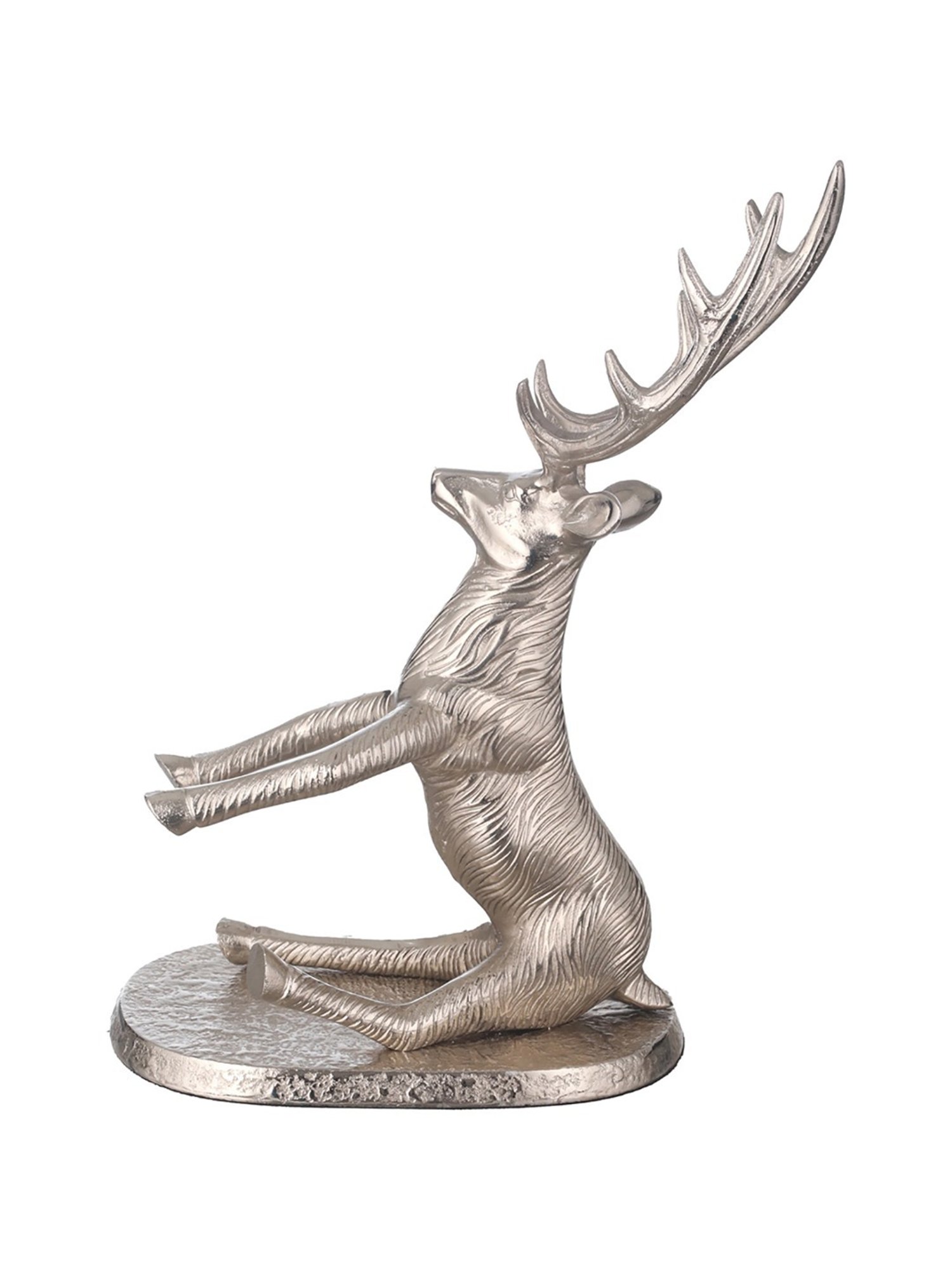 Trovea's Deer Design Silver Bottle Rack
