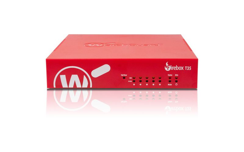 WatchGuard Firebox T35 Network Security/Firewall Appliance - 5 Port - 10/100/1000Base-T - Gigabit Ethernet