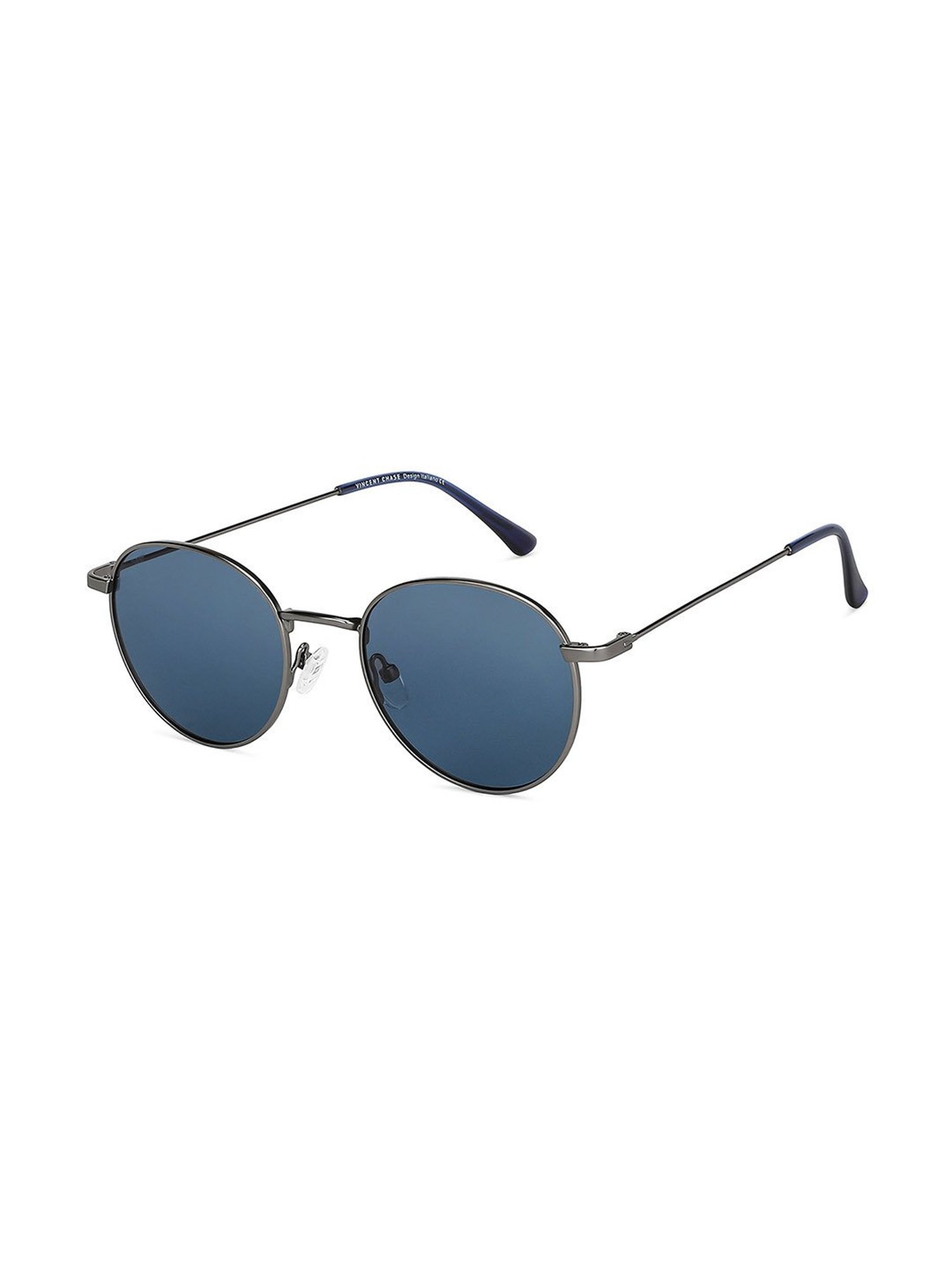 Vincent Chase by Lenskart 149043 Blue Polarized Round Sunglasses