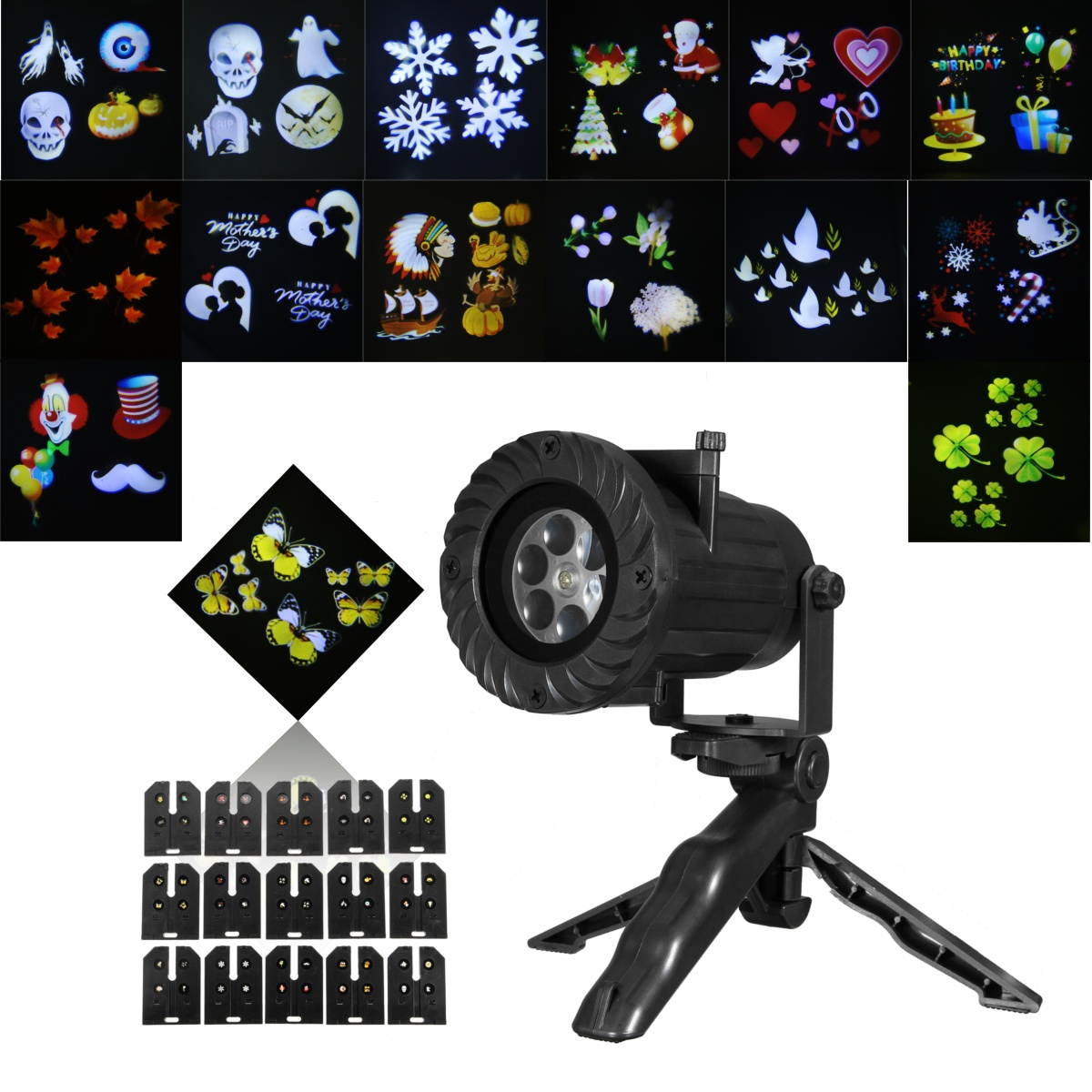 EMB Pro - EL602 - Multicolor DMX LED Lighting Effect for Stage, Club, Party, DJ