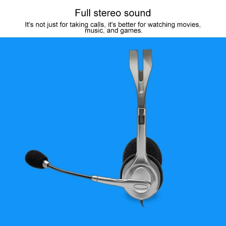 Logitech H110 Dual 3.5mm Audio Plugs Stereo headset