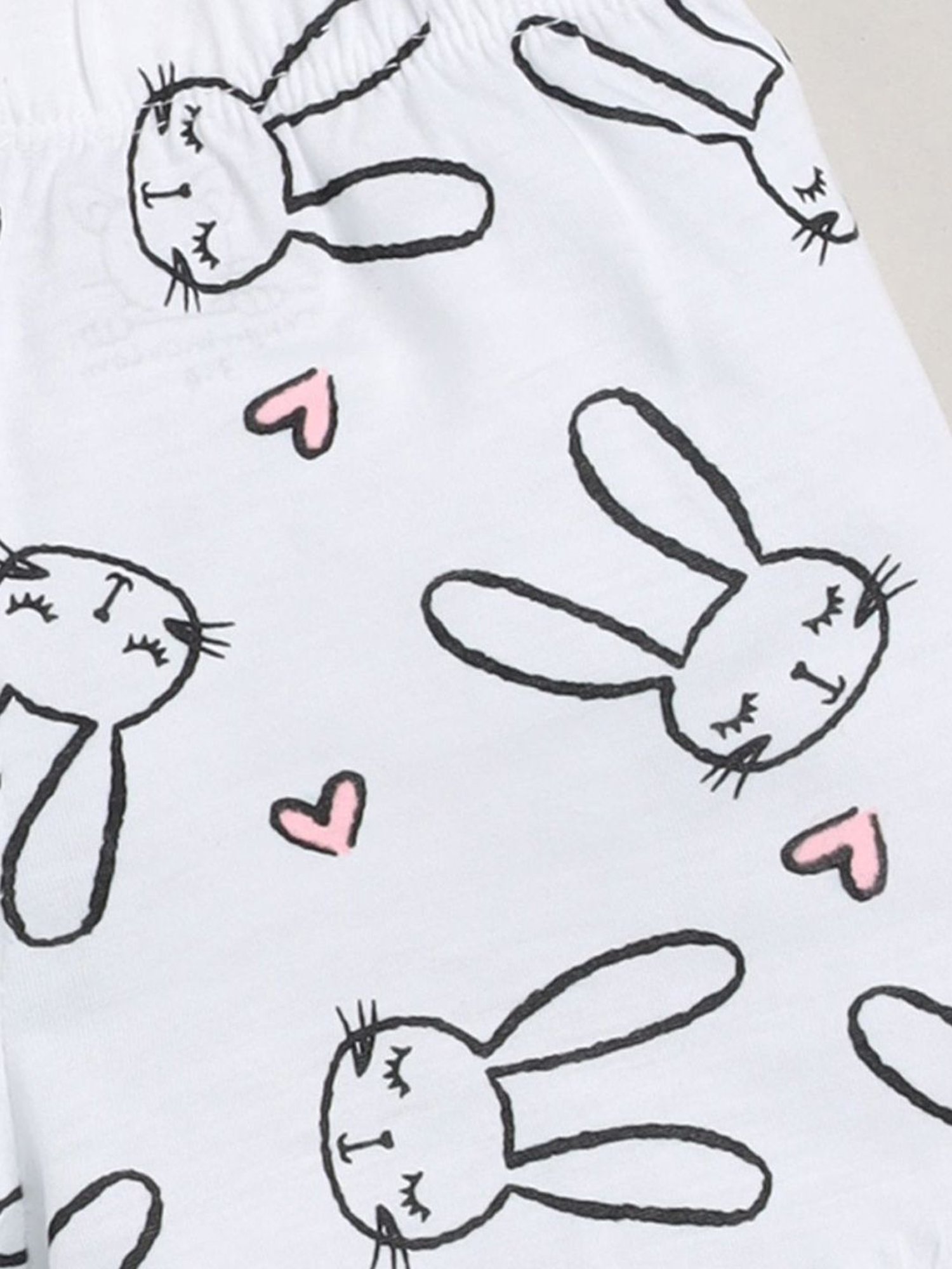 Lazy Shark Kids Light Pink Printed T-Shirt & Shorts