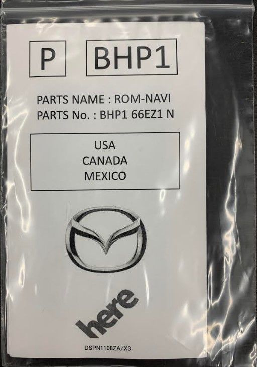 Latest 2021 Navigation SD Card Compatible With Mazda 6 CX-3 MX-5/2020 CX-5 CX-9/2018 3 | BHP166EZ1N | Roads Cover USA/CAN/MEX