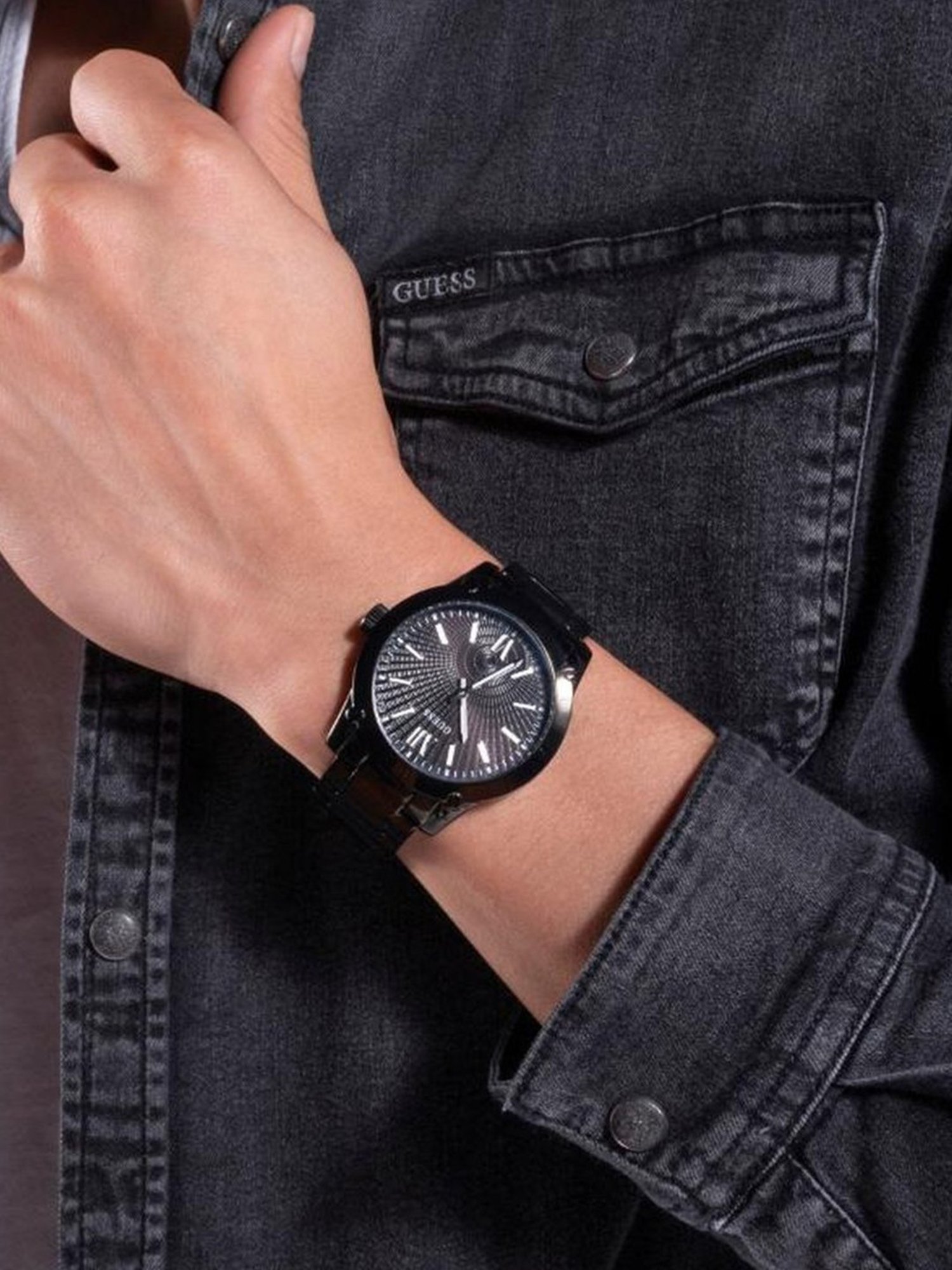 Guess GW0574G3 Crescent Analog Watch for Men