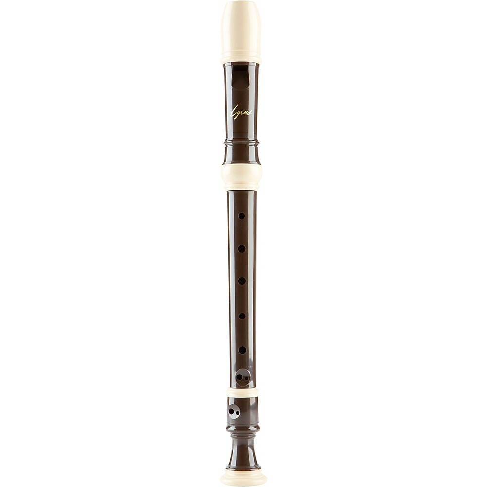 Lyons Premium 3-Piece Soprano Recorder Brown