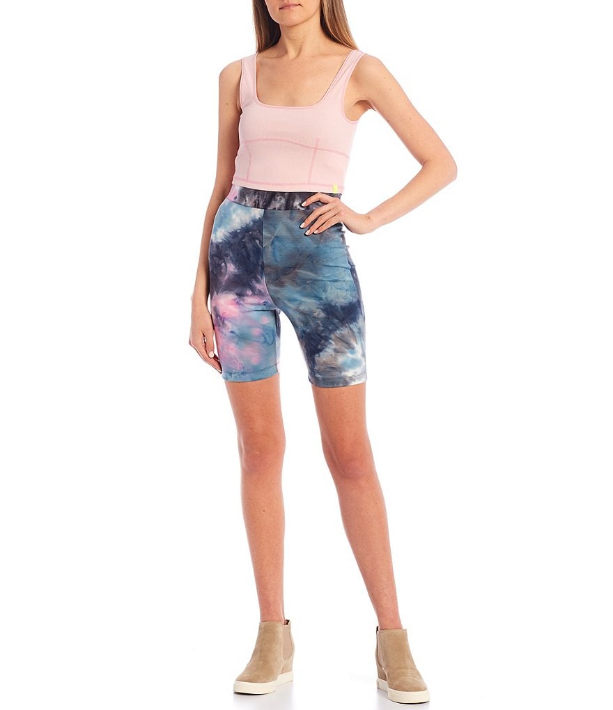 GB Coordinating Knit Contrast Stitch Bra Top