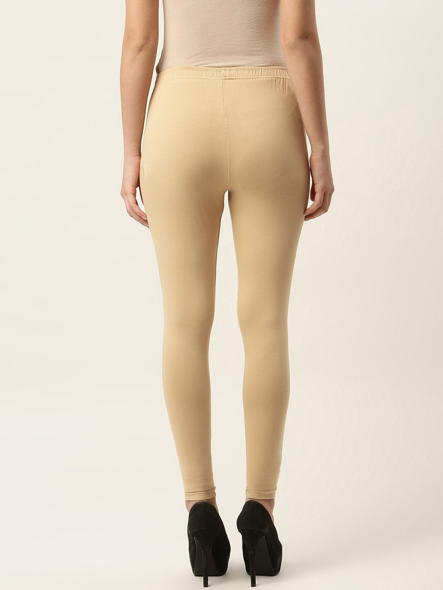 Ms.Lingies Khaki Cotton Leggings