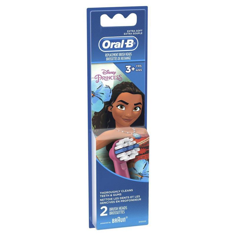 Oral-B Kids Extra Soft Replacement Brush Heads featuring Disney Princesses - 2ct