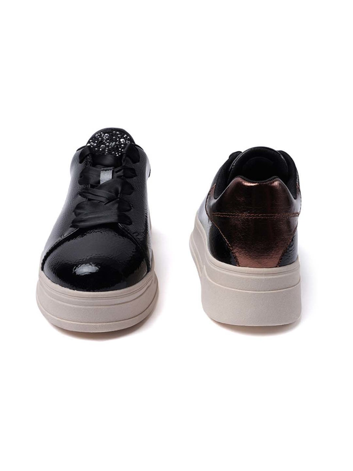 BAGATT Women's Piper Evo Black Casual Sneakers