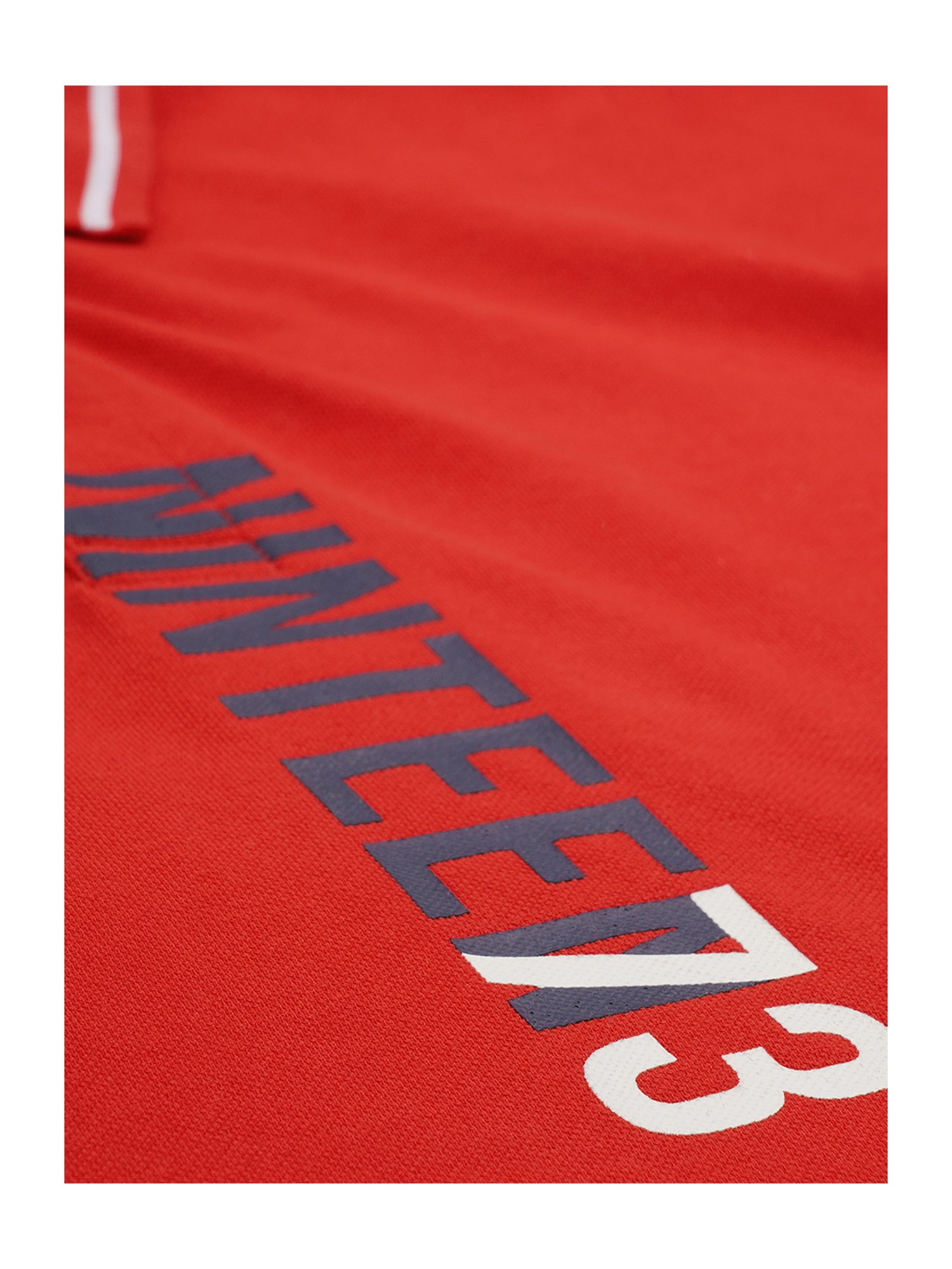 Pepe Jeans Kids Red Graphic Print Polo T-Shirt