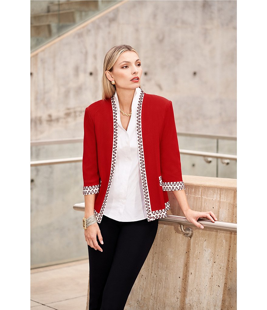 Misook Slim Straight Leg High Waist Washable Pants