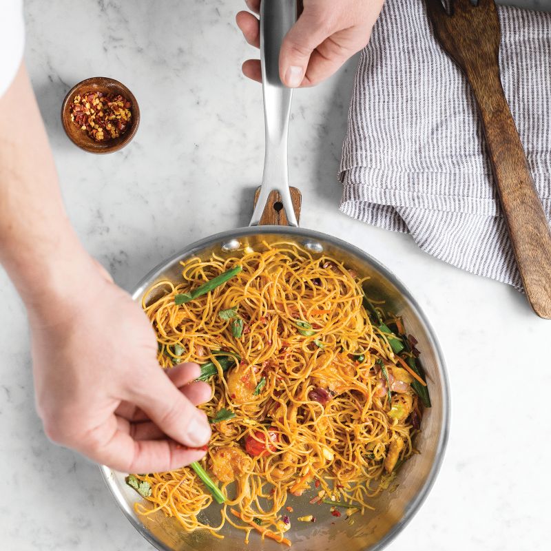 American Kitchen Cookware Premium Stainless Steel 10 Inch Skillet 