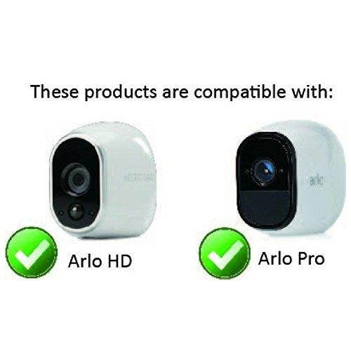 Dropcessories Table/Ceiling Mount Compatible with Arlo & Arlo Pro Wire-Free Cameras (White)
