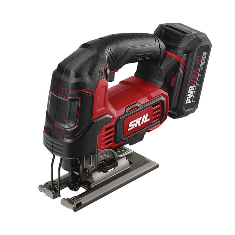 Skil JS820202 PWRCore 20 20V Brushless Lithium-Ion Cordless Jig Saw Kit (2 Ah)