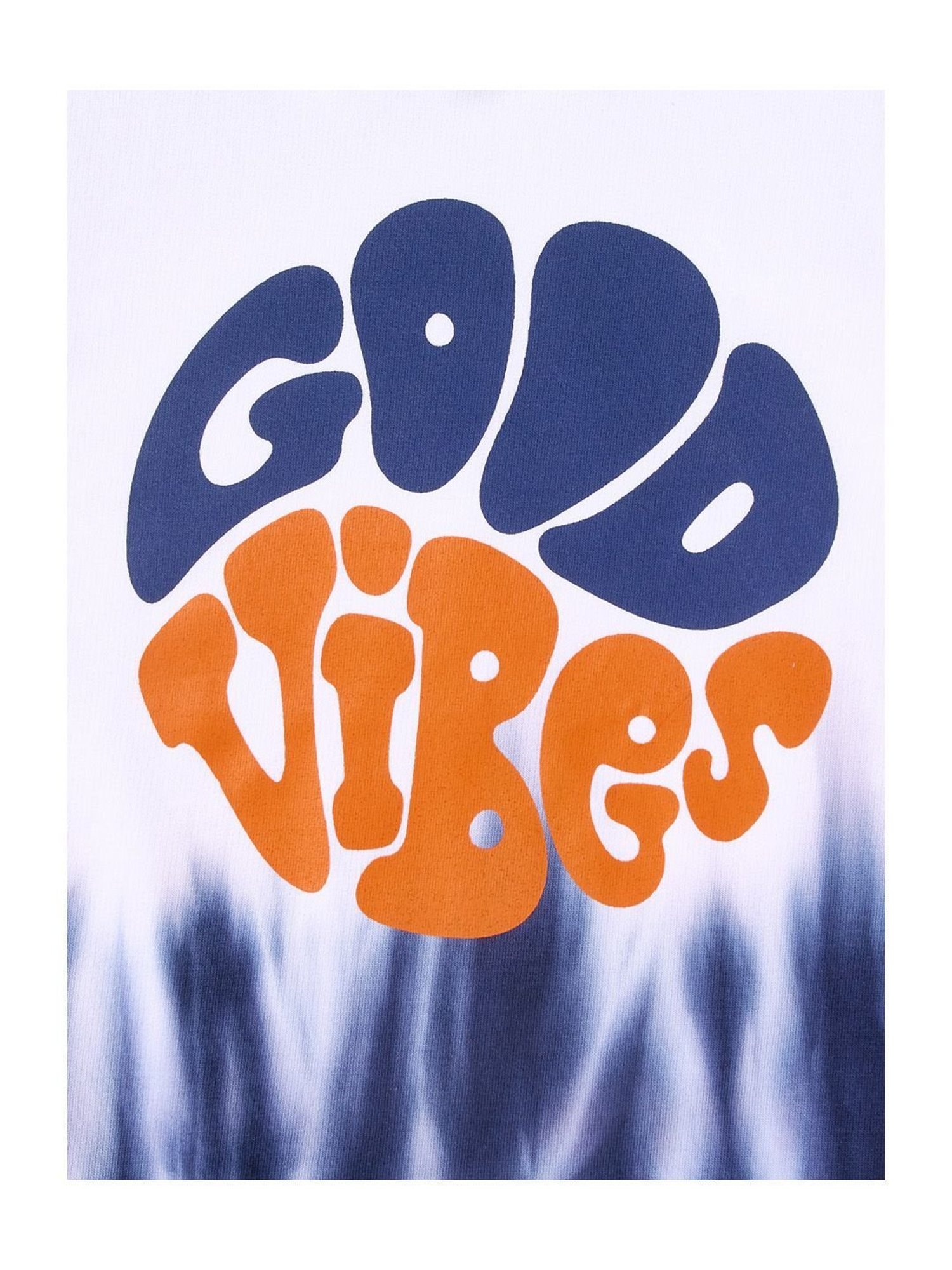 Cub McPaws Kids Blue & White Cotton Printed Full Sleeves Sweatshirt