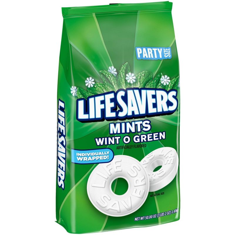 Life Savers Wint O Green Mint Candies - 50oz