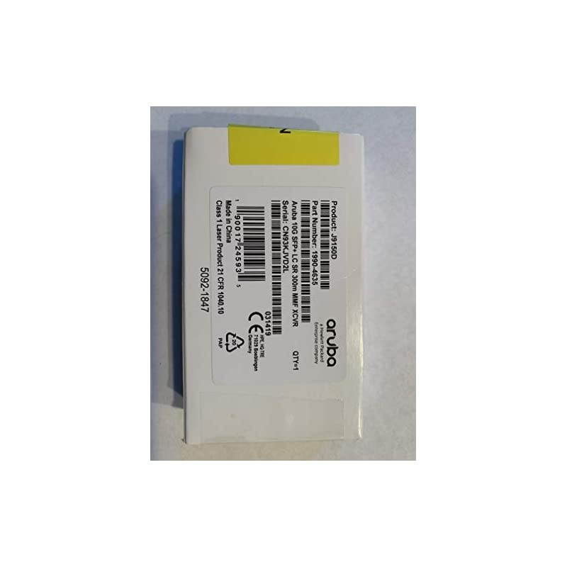 J9150D Aruba - SFP+ transceiver module - 10 GigE - 10GBase-SR - SFP+ / LC multi-mode - up to 984 ft - for E Aruba 2540 48, 2920, 2930M 24, 2930M