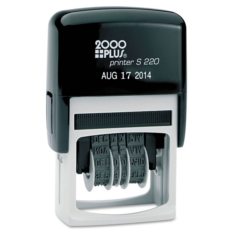 2000 Plus Economy Dater Self-Inking Black 010129