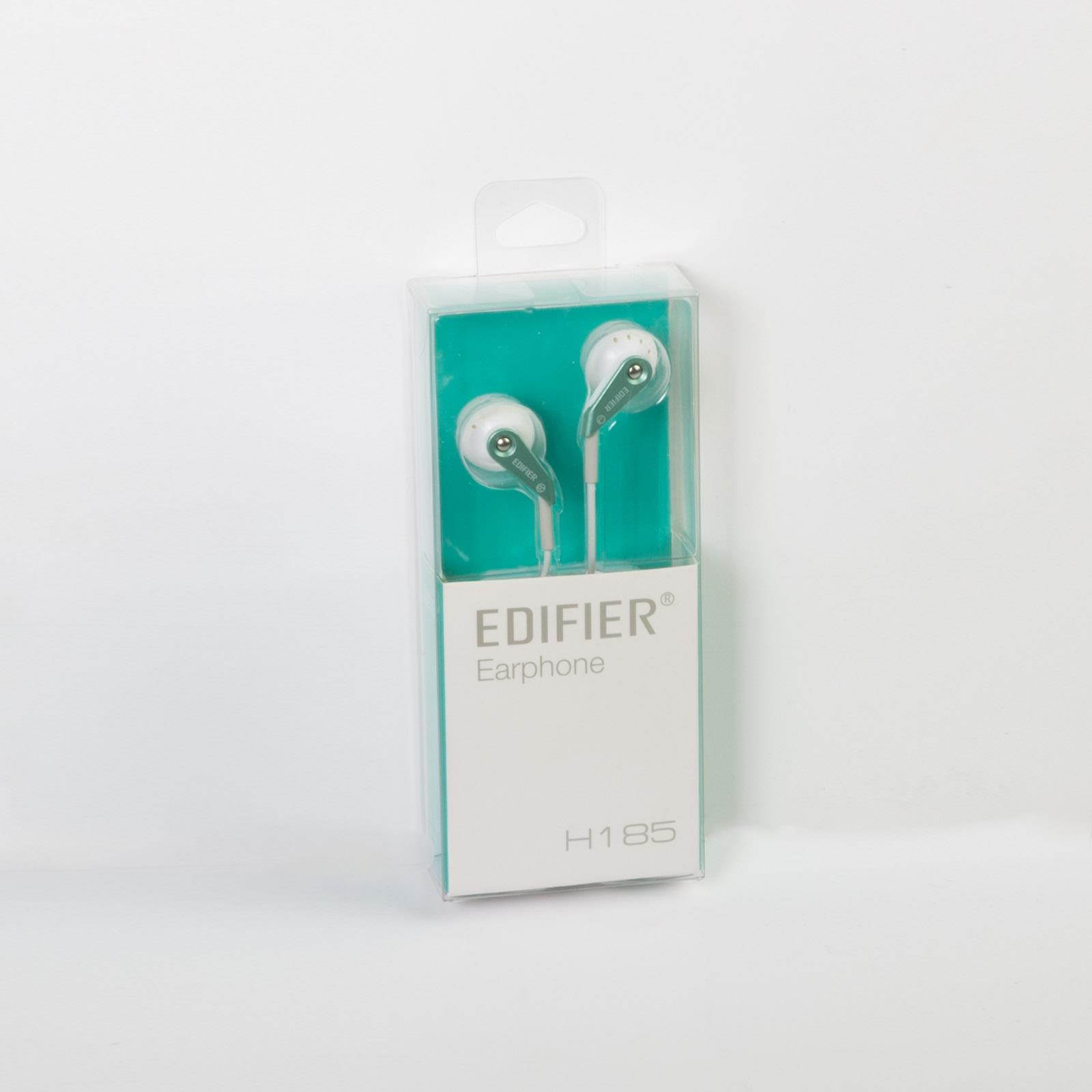 Edifier H185 Headphones Hi-Fi Classic Earbud Style Earphones - Blue