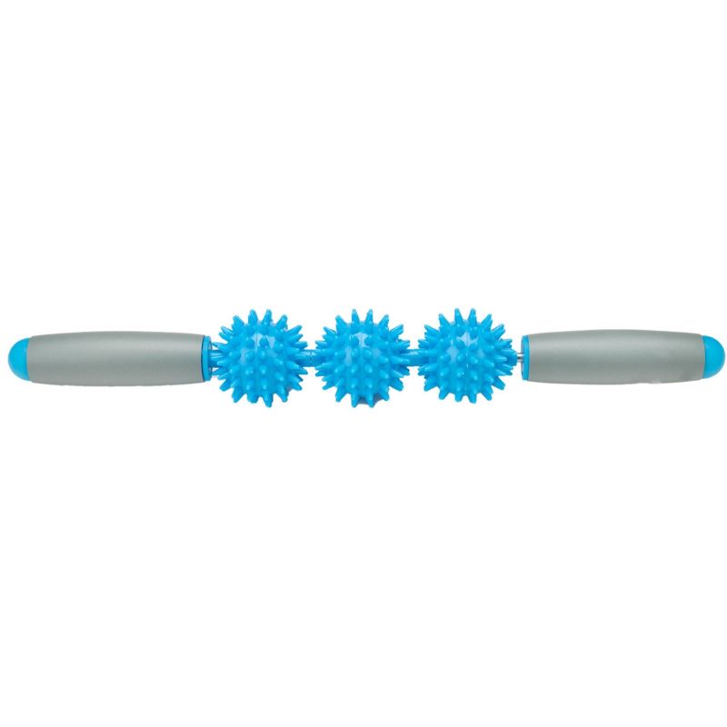 Mind Reader Blue Massager Stick with Textured Balls