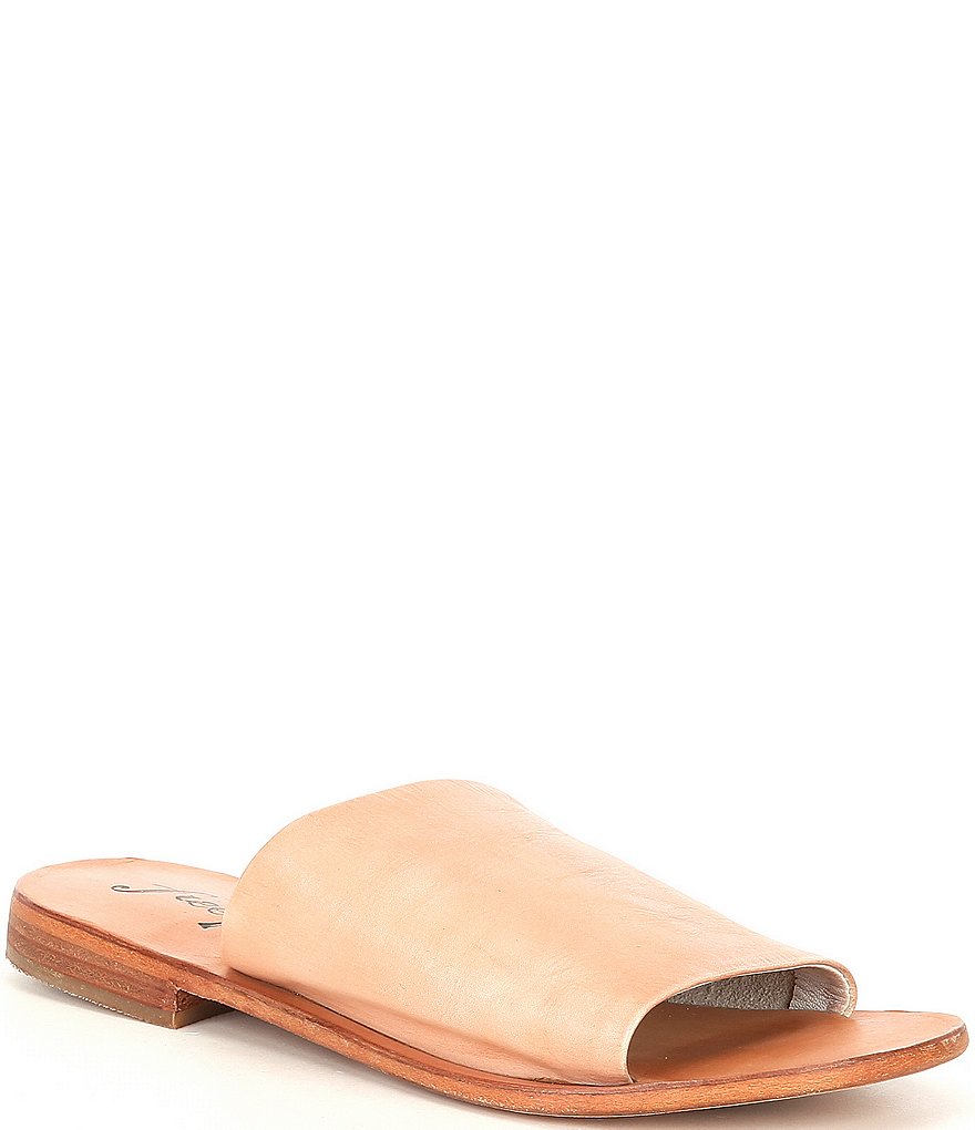 Free People Vicente Leather Slide Sandals