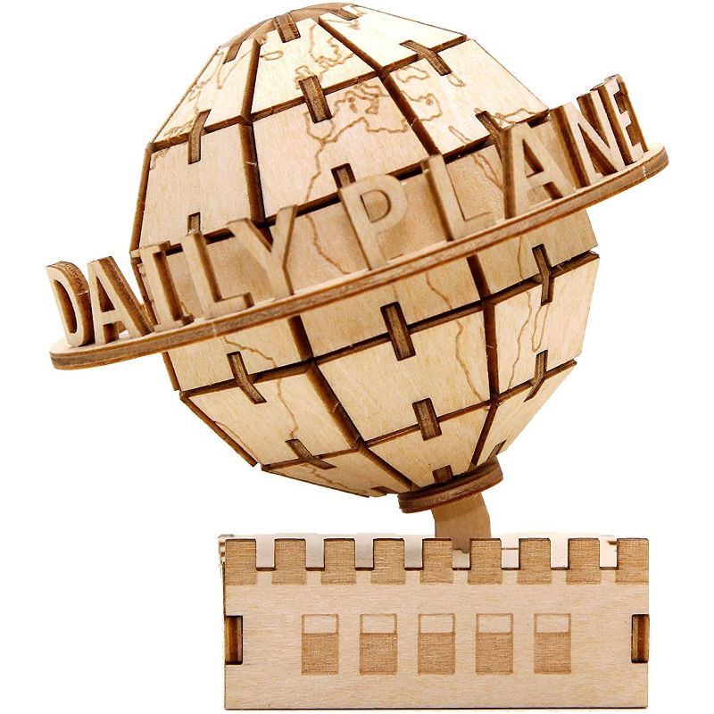 Incredibuilds DC Comics Superman Daily Planet Book & Wood Model Figure Kit