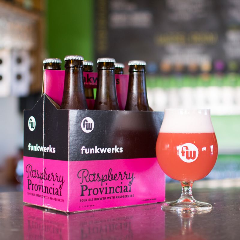 funkwerks Raspberry Provincial Beer - 6pk/11.2 fl oz Bottle