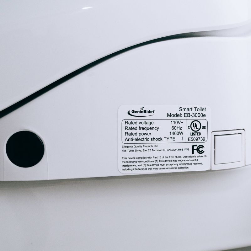 Electric Heated Bidet Smart Toilet Seat White - Genie Bidet