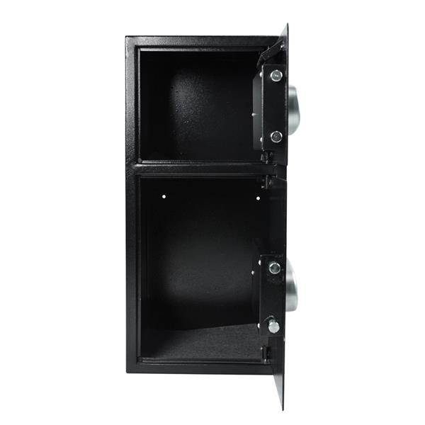 775*370*360mm Digital Keypad Double Depository Safe Black