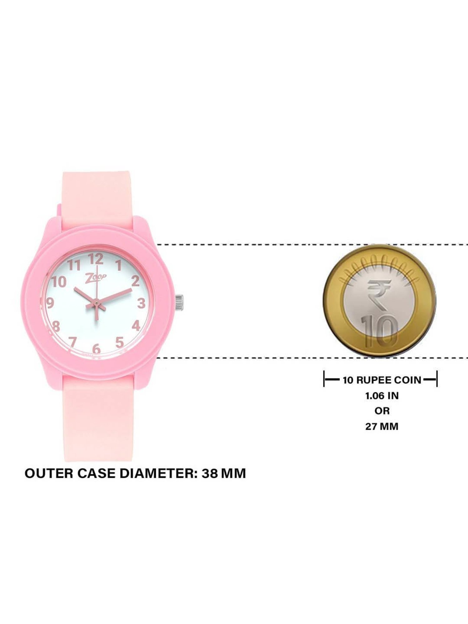 Zoop NS26019PP12W Basic Kids Unisex Analog Watch