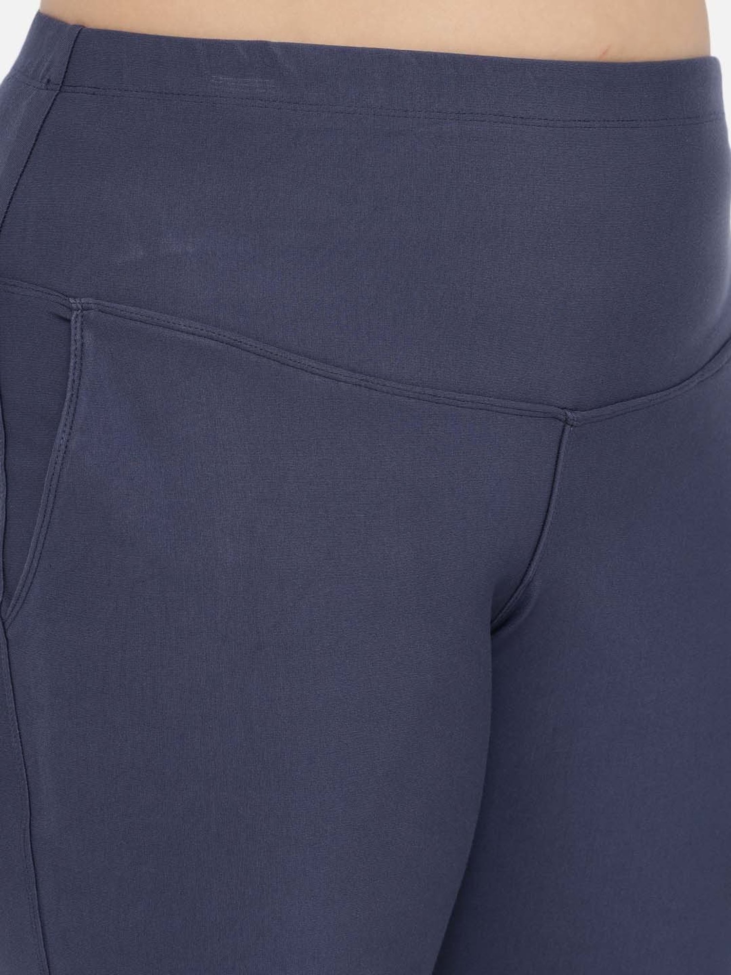 Amydus Denim Blue Regular Fit Pants