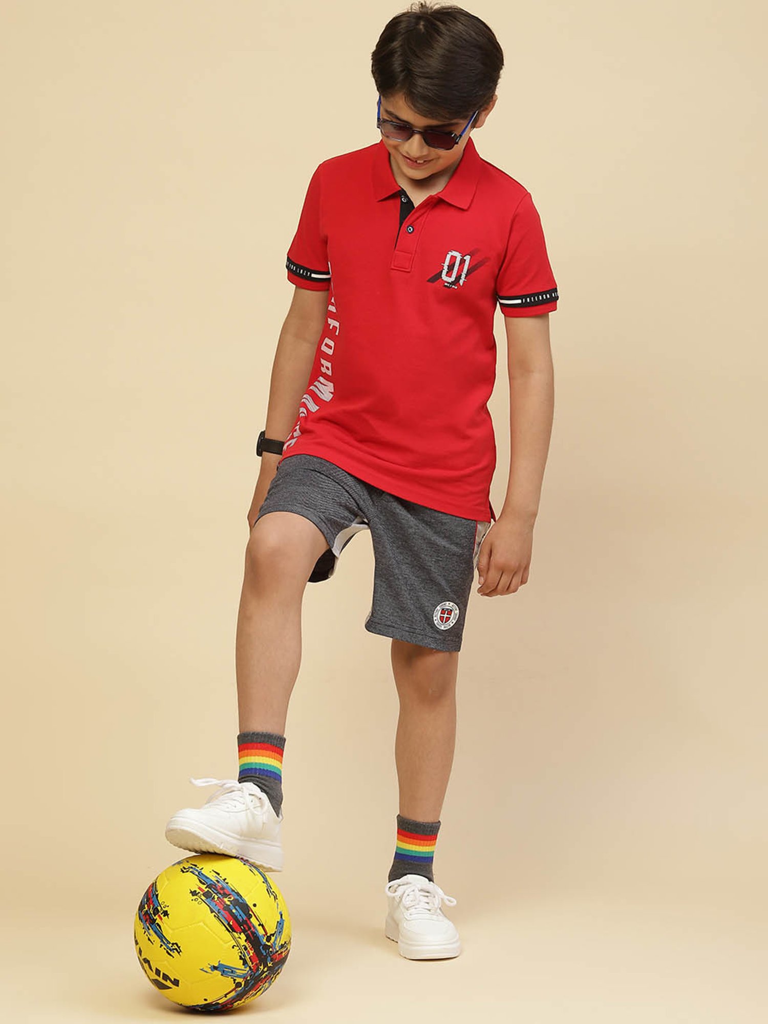 Monte Carlo Kids Navy Textured Bermudas