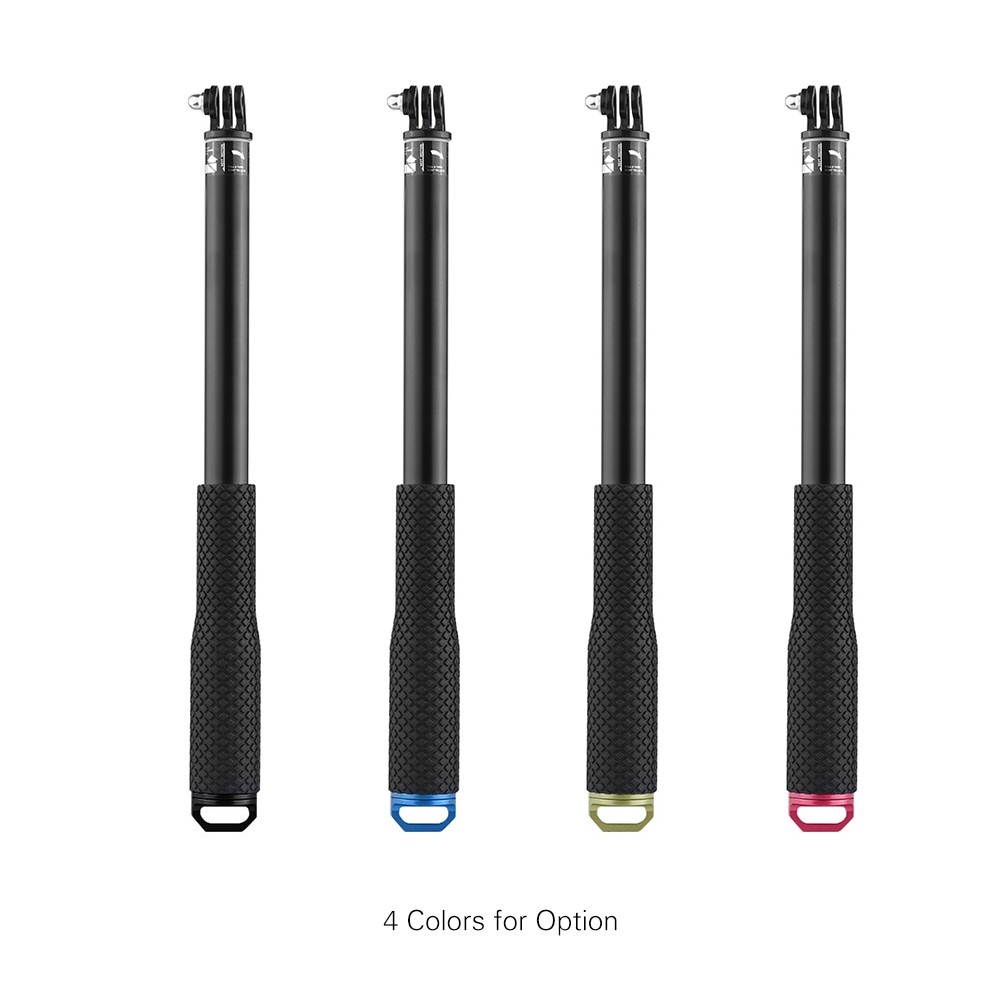 LDX-808 Suit Aluminum Alloy Selfie Stick Kit 36cm-110cm 4-Section Extendible Handheld Selfie Stick with Remote